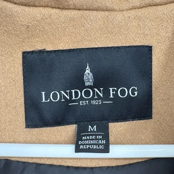 London Fog Women's Tan Hooded Walker Coat - Picture 7 of 10